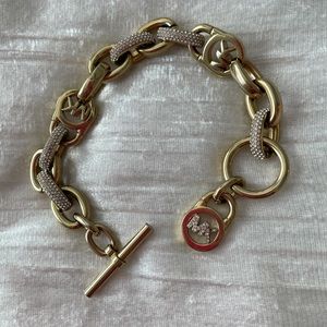 Michael Kors gold diamond bracelet